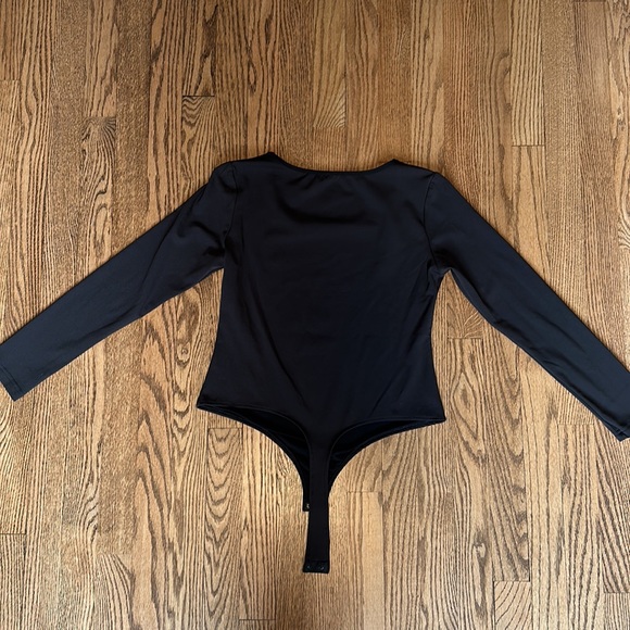 Long sleeve, double lined, square neck body suit - Picture 4 of 4
